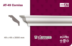 Molduras Atenneas at-49 x 2 mts. 