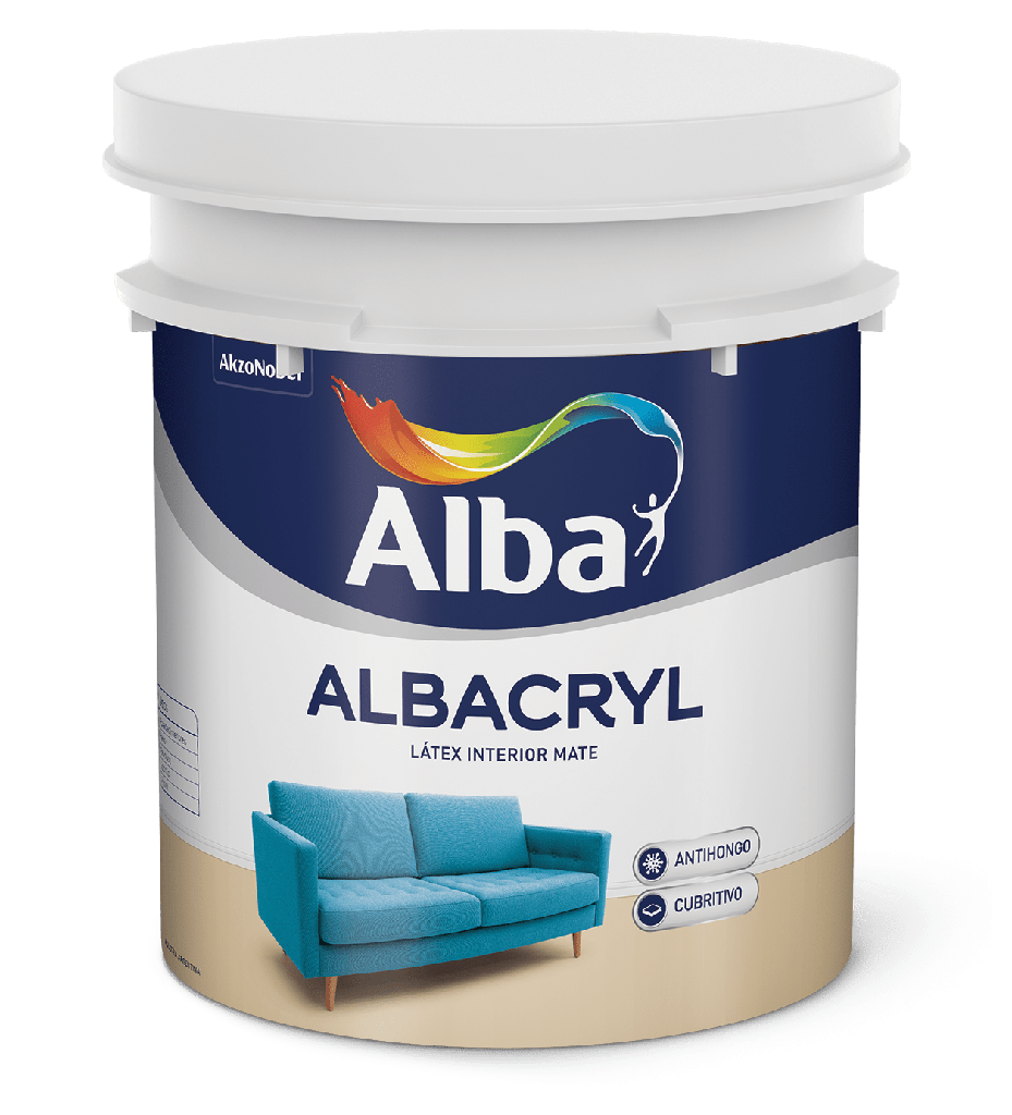 Albacryl latex interior blanco x 1 lt.