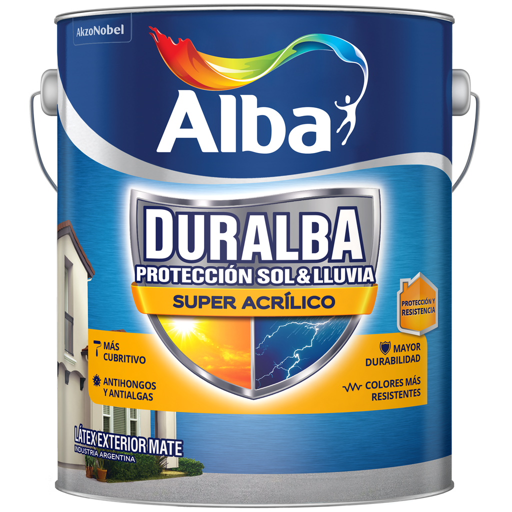 Duralba latex ext. Blanco x 10 lts.