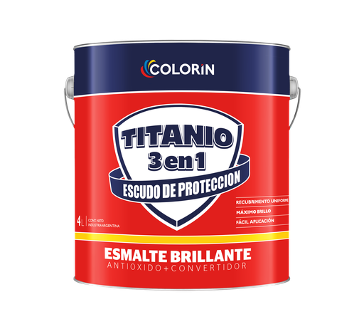 Titanio esmalte brillante x 1 lt.