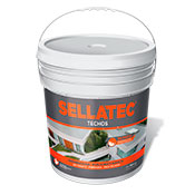 Sellatec techos membrana PU pasta blanco x 5 kgs. 